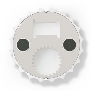 Alternative view of Bottle Opener — "Caution: Bullshit Job Area" Novelty Bar Tool